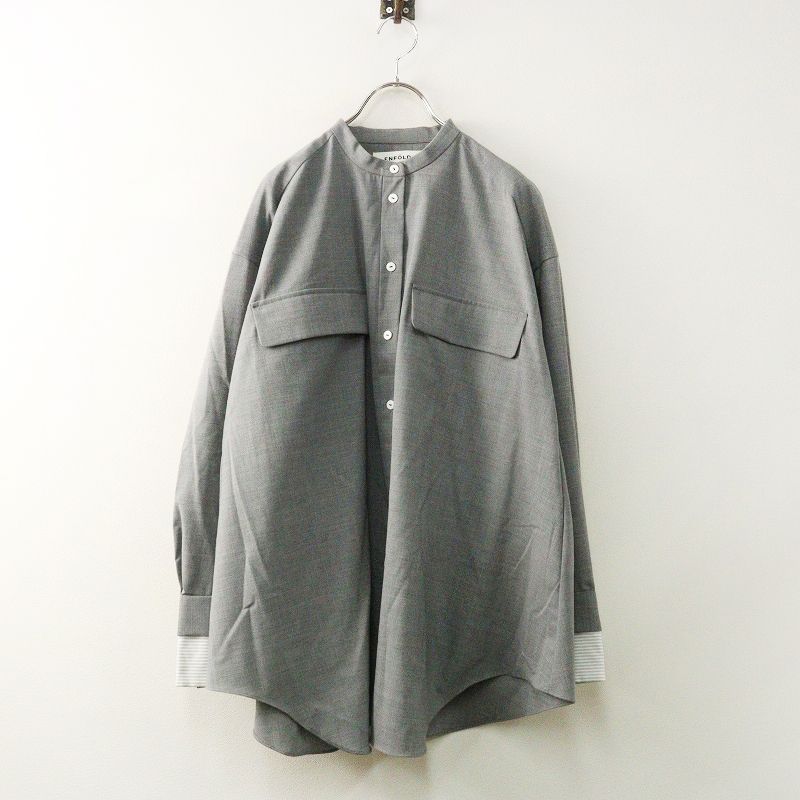 2024AW エンフォルド ENFOLD OVER SHIRT オーバーサイズ シャツ 38