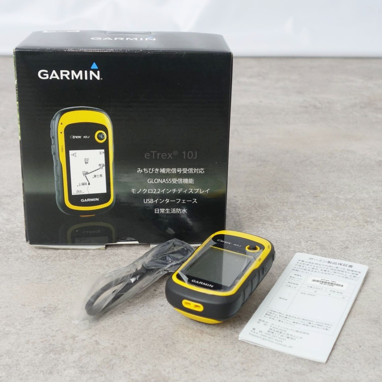 美品 ガーミン GARMIN eTrex 10J ハンディ GPS コンパクト
