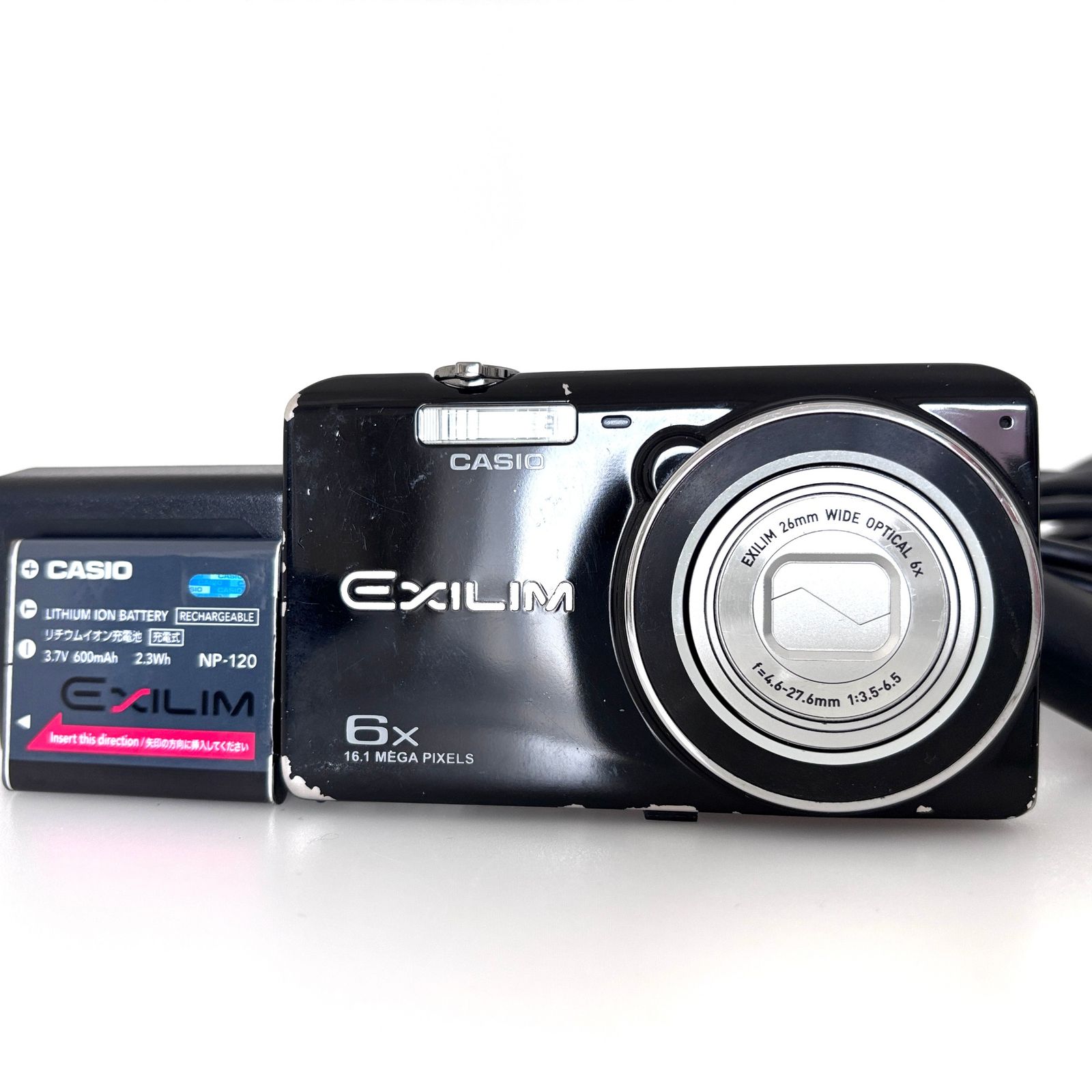 【美品】 CASIO EXILIM EX-Z31 ブラック カシオ カシオ】CASIO EXILIM EX-Z31 コンパクトデジタル バッテリー・充電器