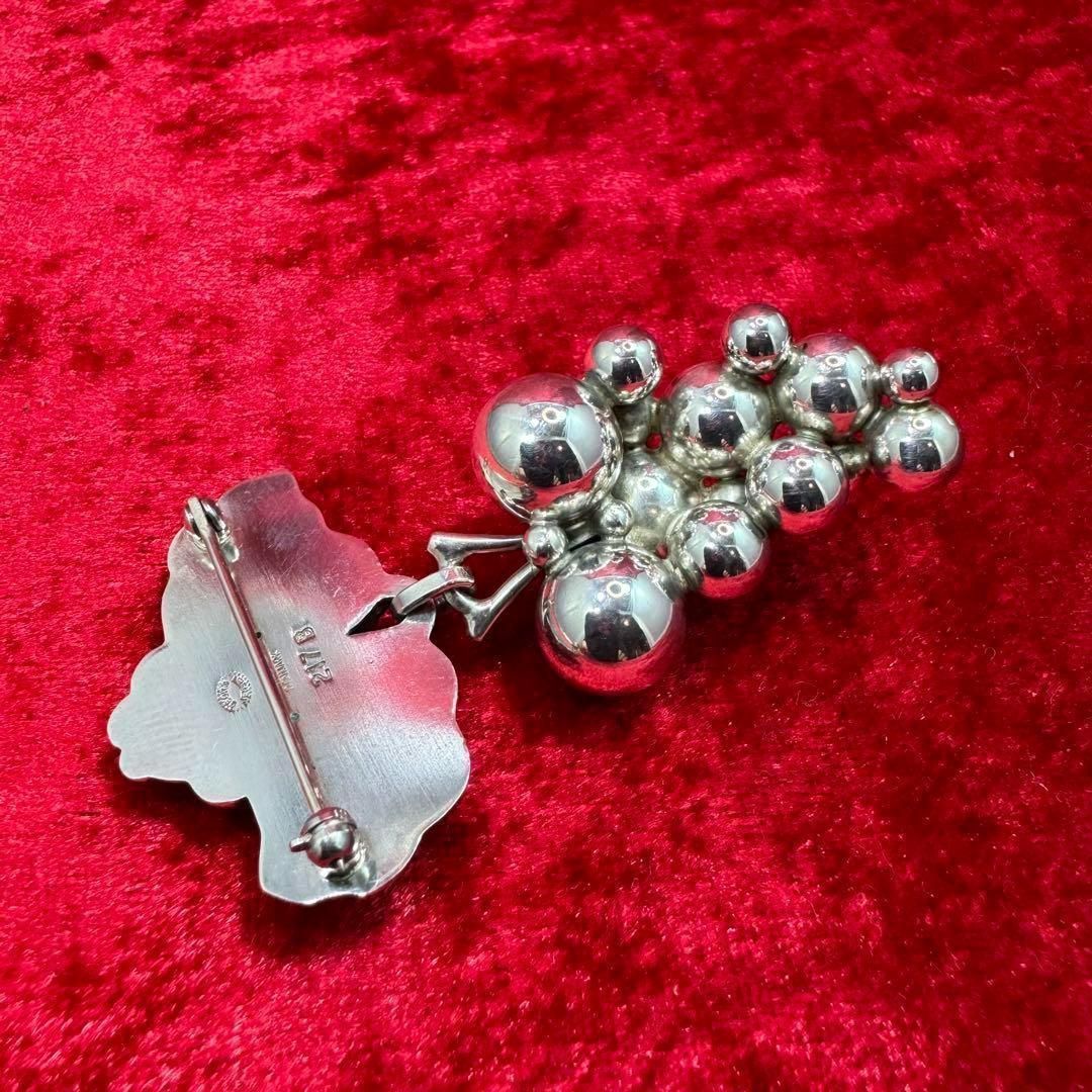 ブローチ 美品 ♯217B 葡萄 ジョージジェンセン/GEORG JENSEN - メルカリ