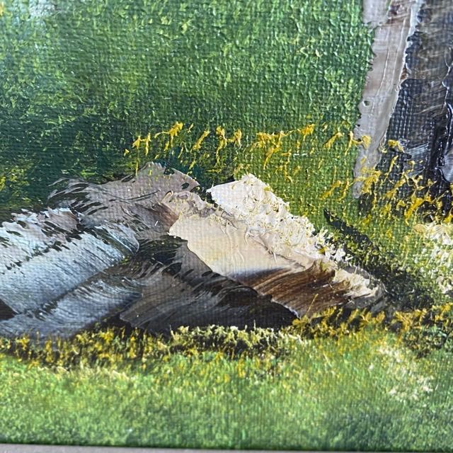 コロー】風景画 ゴールドフレーム セーブルの田舎道 複製 日本写真印刷