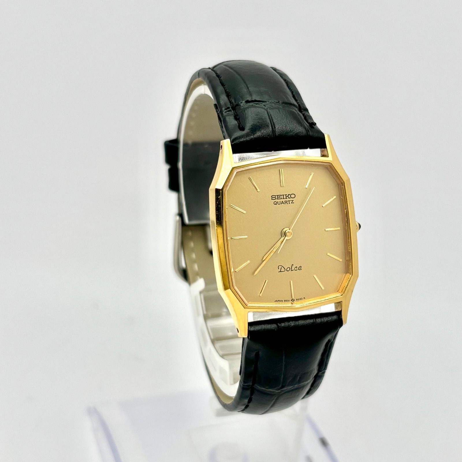 新品電池】SEIKO セイコー Dolce ドルチェ メンズ 腕時計 ゴールド