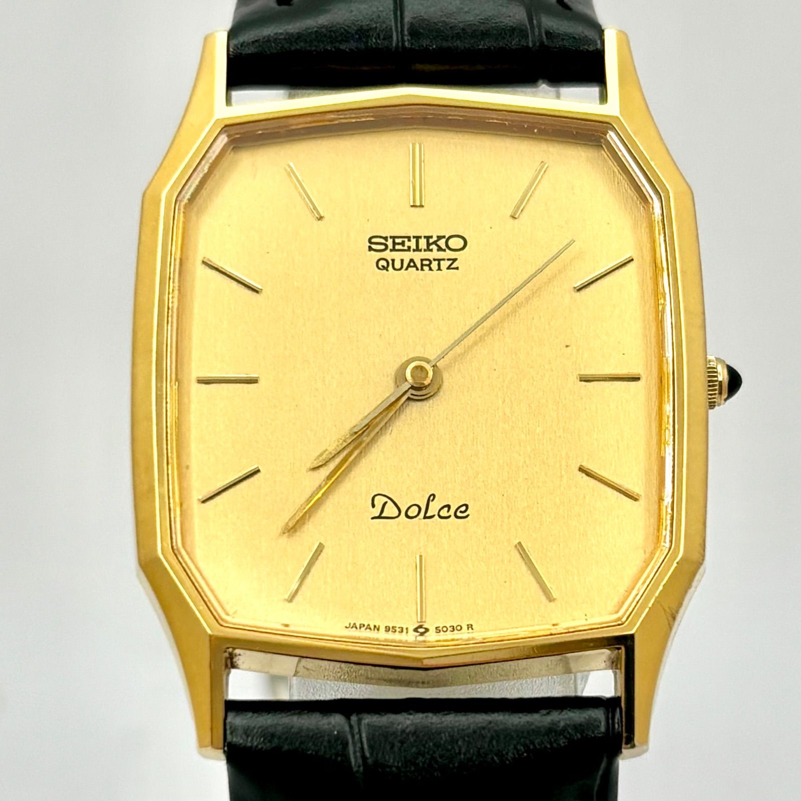 新品電池】SEIKO セイコー Dolce ドルチェ メンズ 腕時計 ゴールド