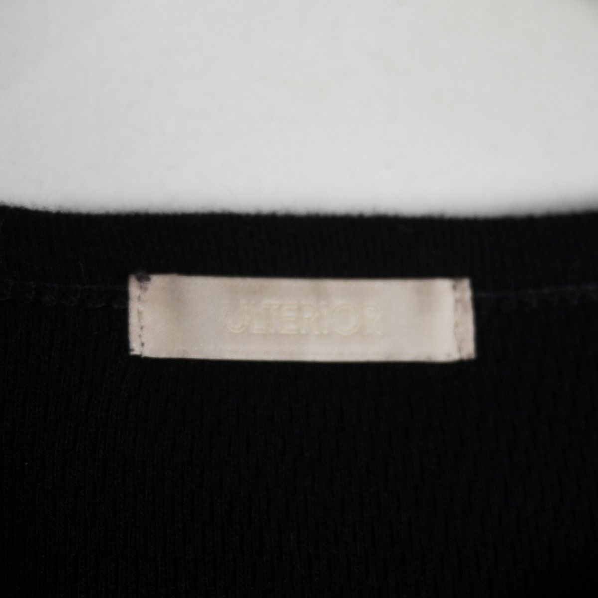 美品 25AW ULTERIOR アルテリア UCS98-KC220 C/CASH HONEYCOMB HENLEY 