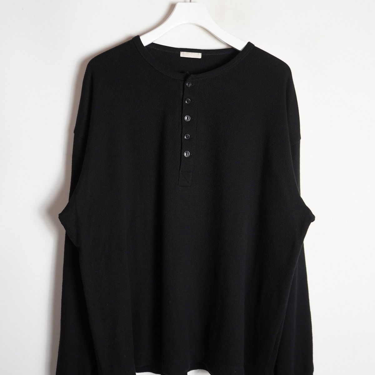 美品 25AW ULTERIOR アルテリア UCS98-KC220 C/CASH HONEYCOMB HENLEY 
