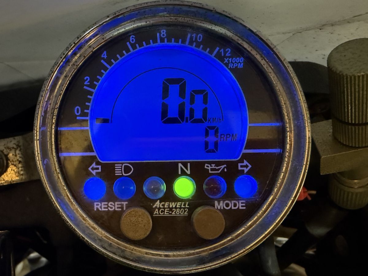 【数量限定】デジタルメーター 多機能 ACE-2802 ACEWELLバイク用メーター