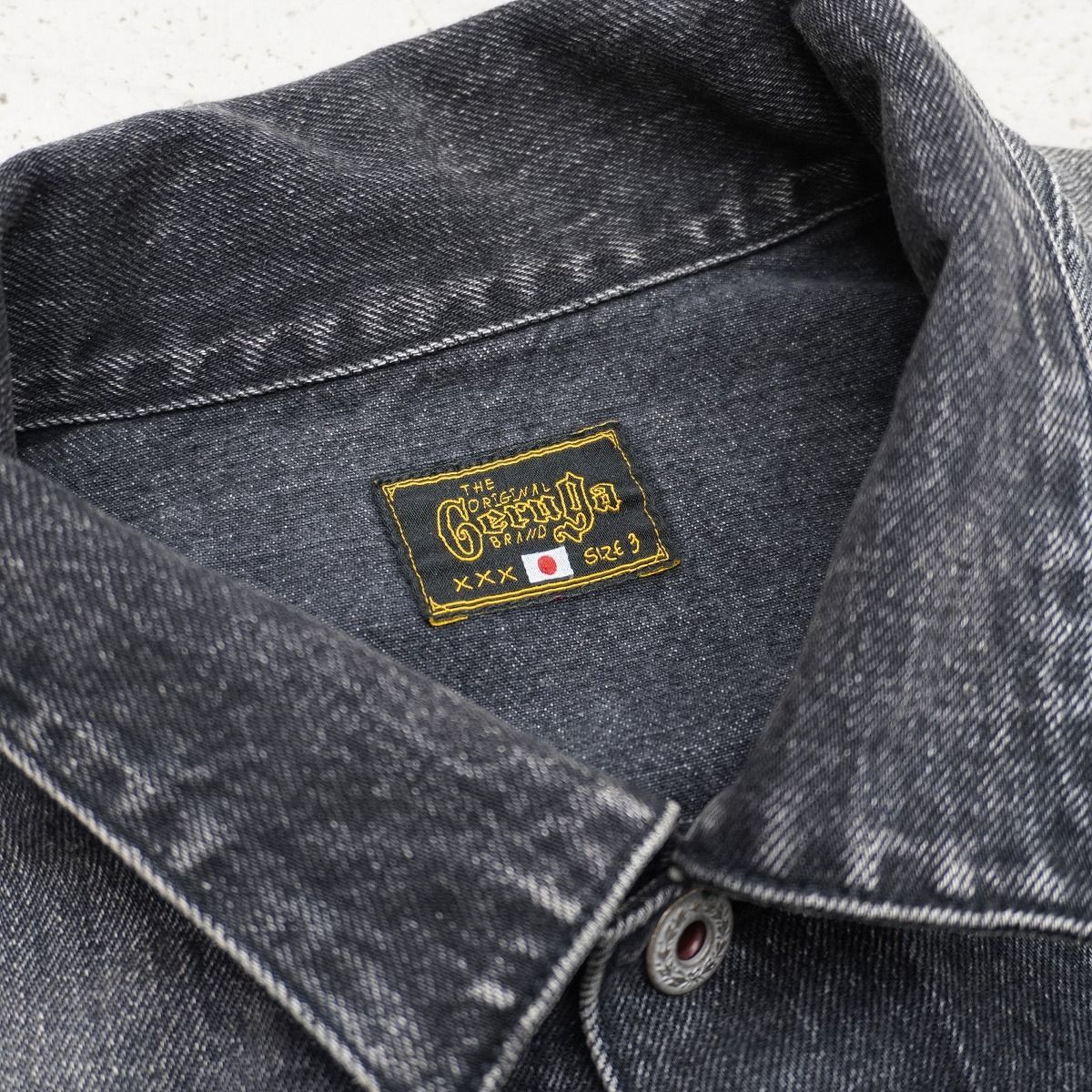 美品 25AW GERUGA ゲルガ GR-J-161UF DENIM JUMPER 80USED-AGING