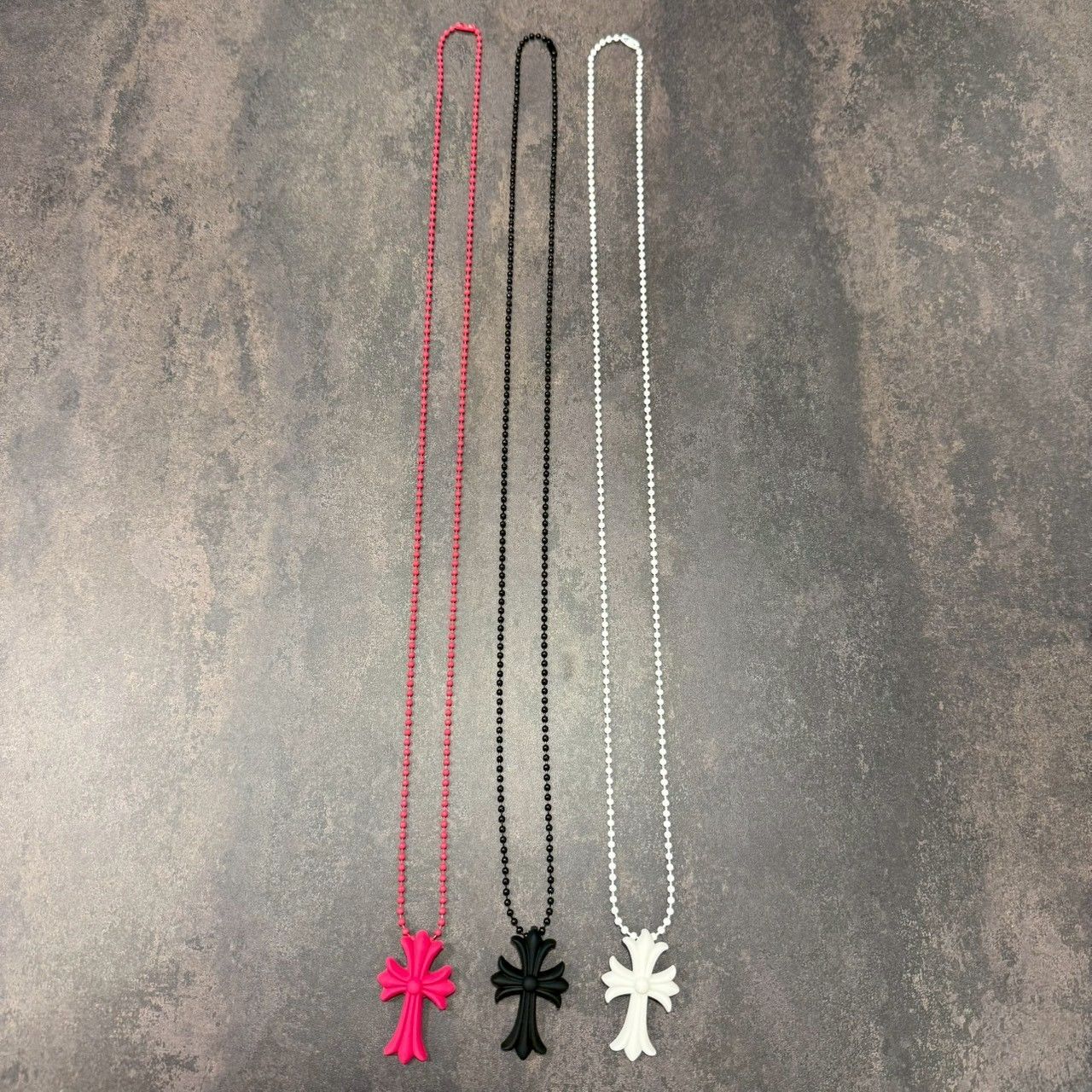 送料無料】ラバークロスネックレス 十字架 シリコン ロング ユニ