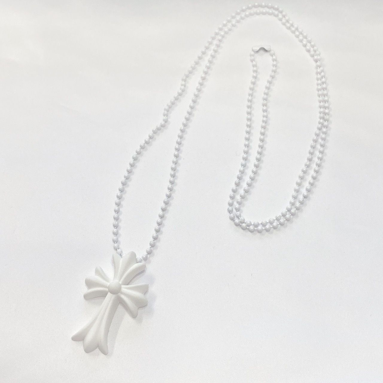 送料無料】ラバークロスネックレス 十字架 シリコン ロング ユニ