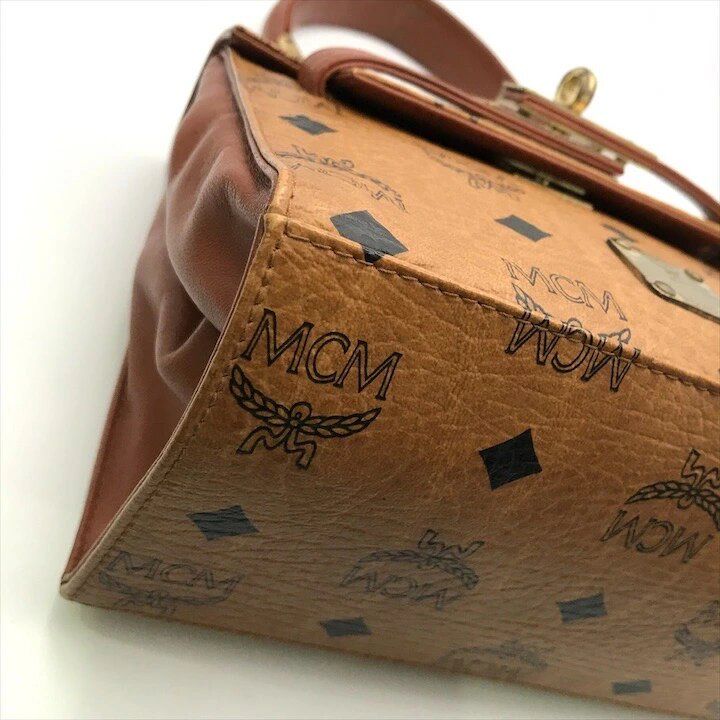 良品 MCM エムシーエム ヴィセトス ケリー型 2WAY ミニ ハンド