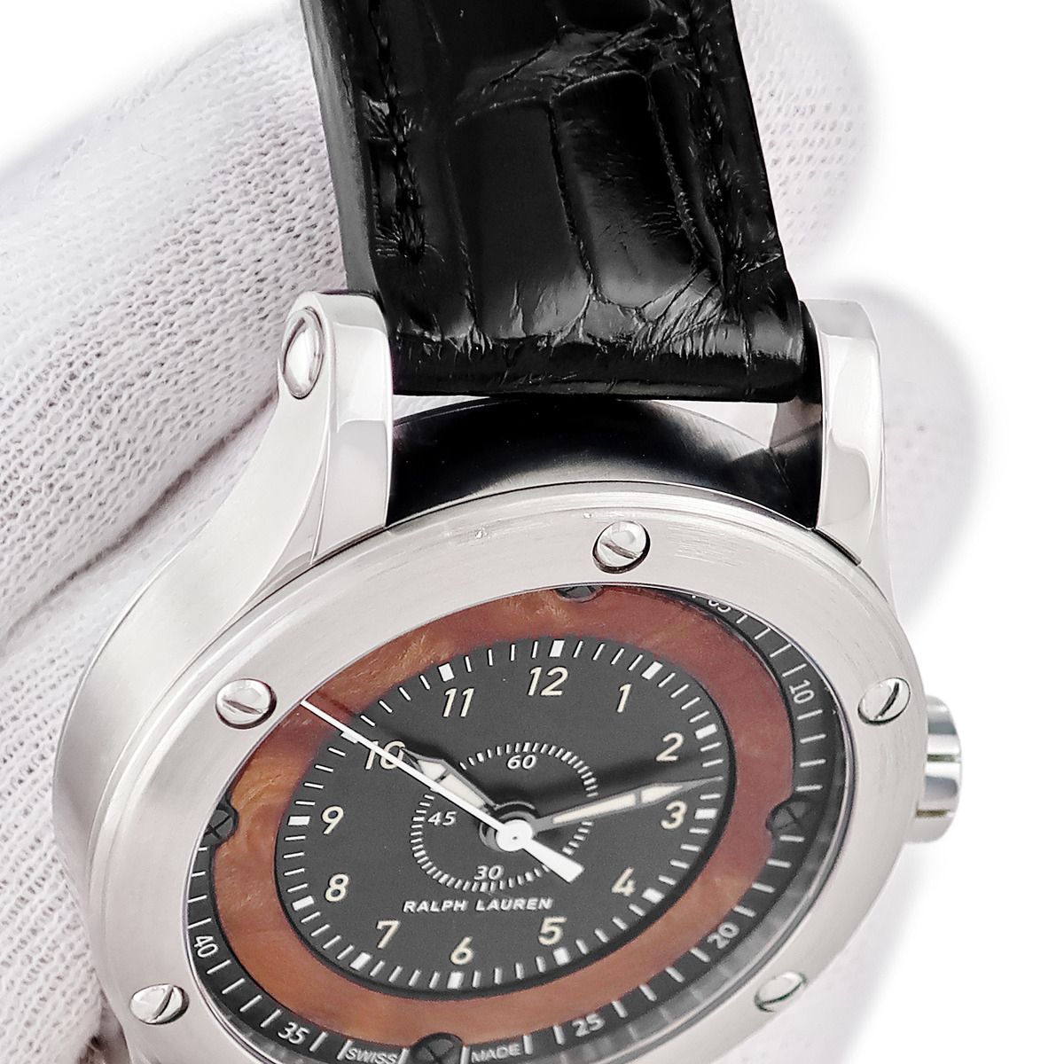  ラルフローレン 腕時計 RLR250701 鑑定済み ブランド ミニマル 自動巻き時計 腕時計(アナログ)