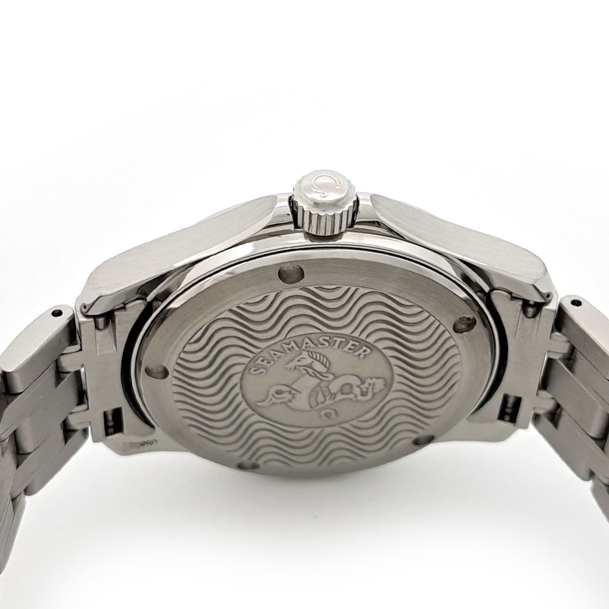  オメガ シーマスター120M 2501.80 自動巻き ステンレススティール メンズ ボーイズ OMEGA 時計 ネイビー系 自動巻き時計 腕時計(アナログ)