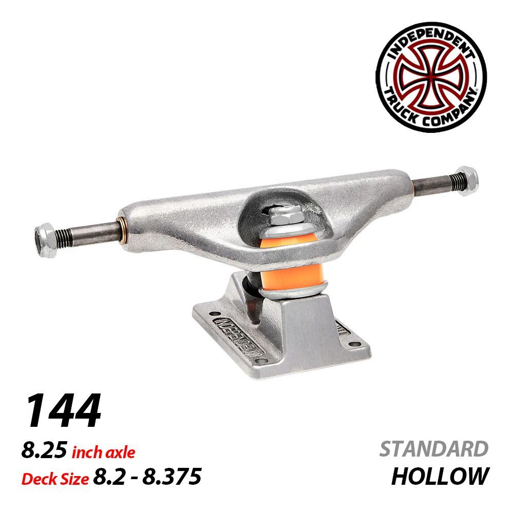 【新品】INDEPENDENT TRUCK 144 STAGE 11 HOLLOW SILVER STANDARD SKATEBOARD TRUCKS