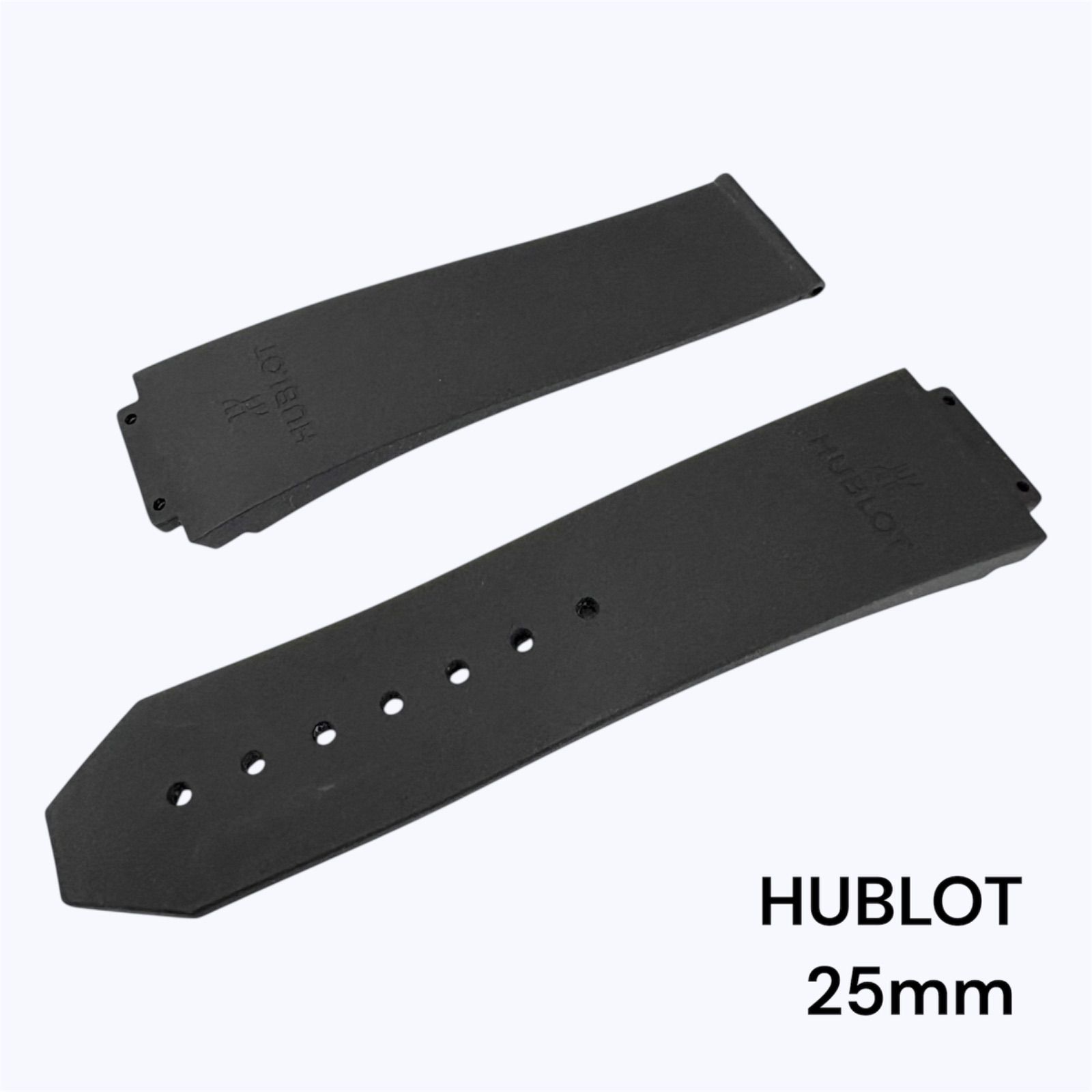 【中古品】時計バンド HUBLOT ウブロ 純正 25mm 12-25-80/6-25-100 ラバーベルト 中古品】時計バンド HUBLOT ウブロ 純正 25mm 12-25-80/6-25-100