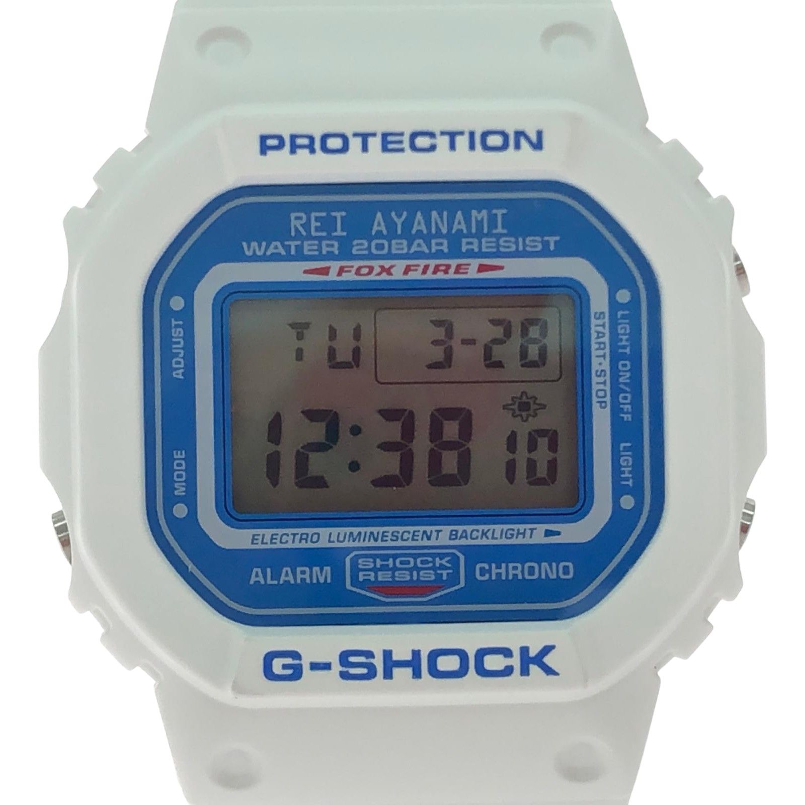 CASIO カシオ メンズ腕時計 クオーツ G-SHOCK デジタルウォッチ エヴァンゲリオンコラボ 綾波レイ DW-5600VT