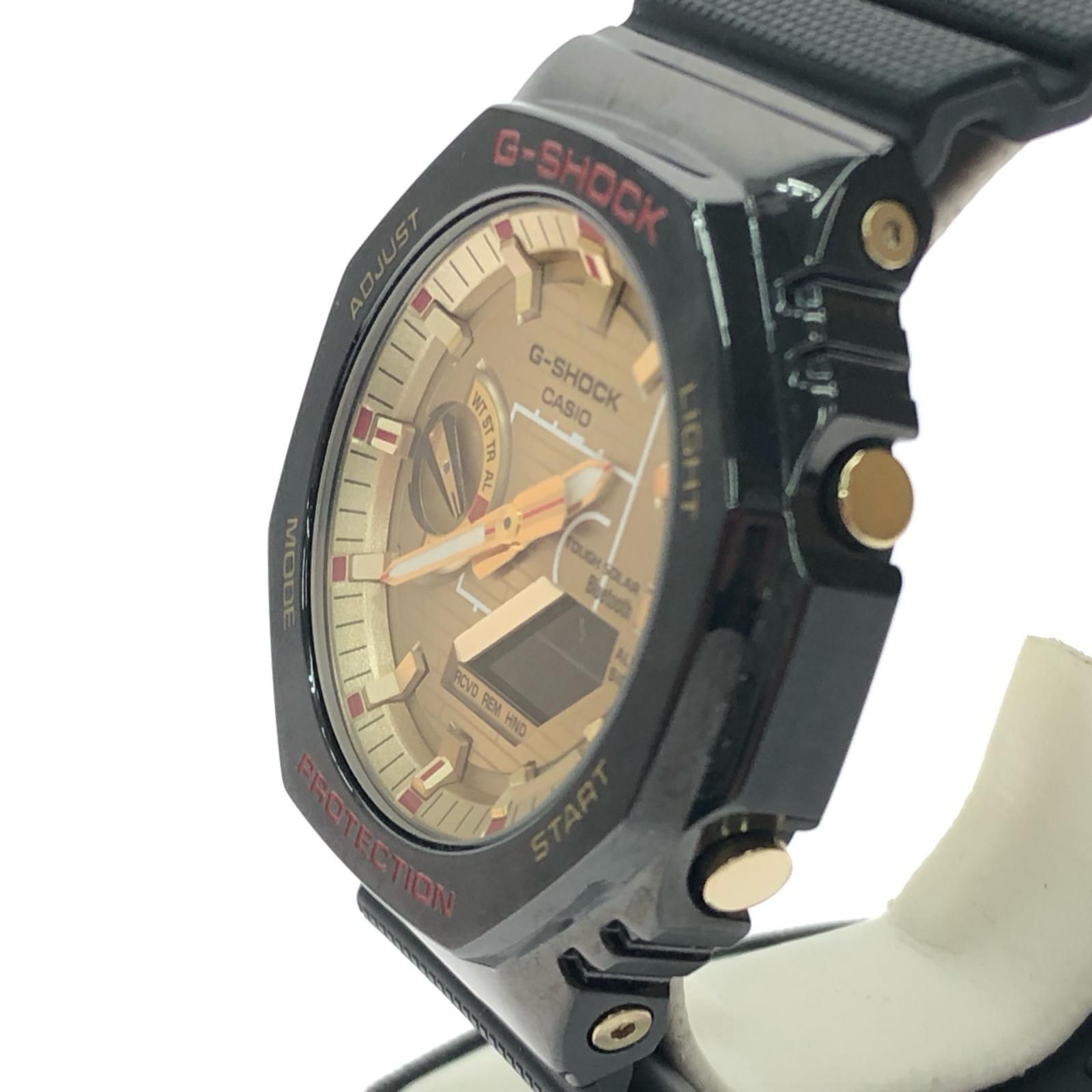 G-SHOCK CASIO カシオ メンズ腕時計 ソーラー充電 アナデジ 八村塁 シグネチャーモデル メタルカバード GBM-2100RH-1AJR カシオ Gショック CASIO アナデジ タフソーラー 腕時計 メンズ