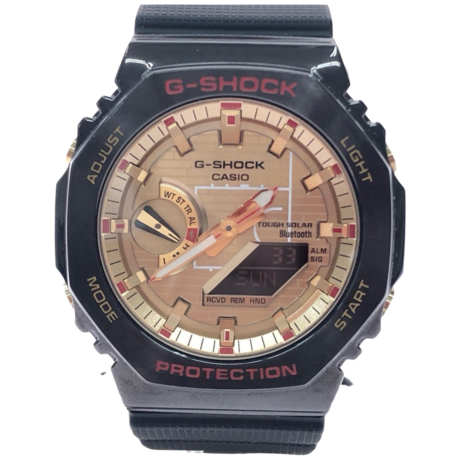 G-SHOCK CASIO カシオ メンズ腕時計 ソーラー充電 アナデジ 八村塁 シグネチャーモデル メタルカバード GBM-2100RH-1AJR カシオ Gショック CASIO アナデジ タフソーラー 腕時計 メンズ