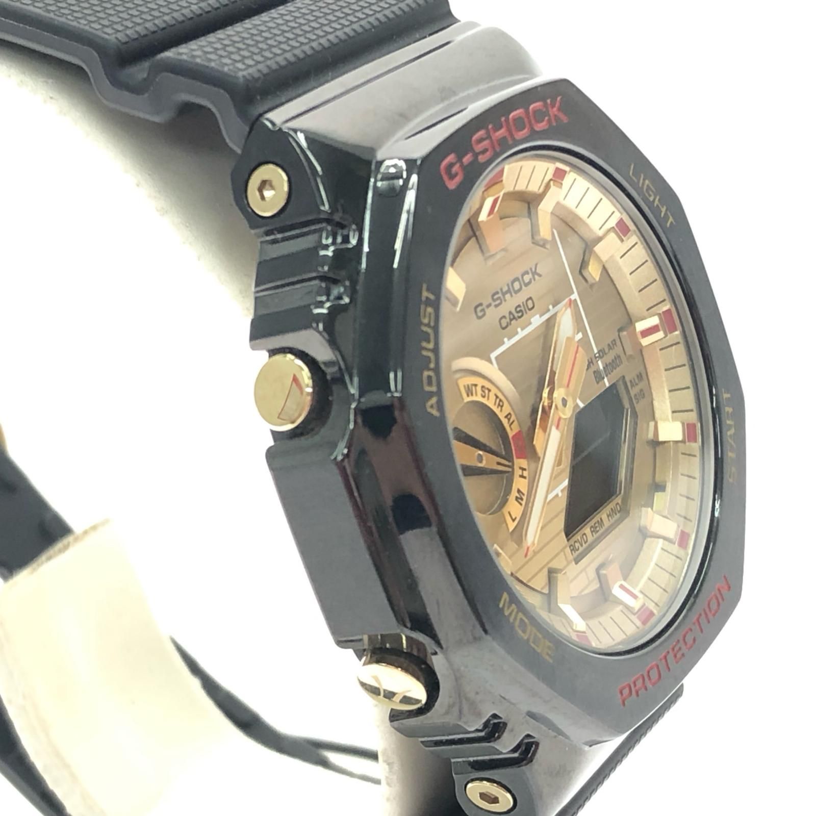 G-SHOCK CASIO カシオ メンズ腕時計 ソーラー充電 アナデジ 八村塁 シグネチャーモデル メタルカバード GBM-2100RH-1AJR カシオ Gショック CASIO アナデジ タフソーラー 腕時計 メンズ