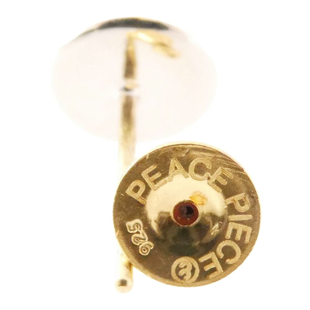 キャリアリング CAREERING × PEACE PIECE 片耳用 ピアス ゴールド系