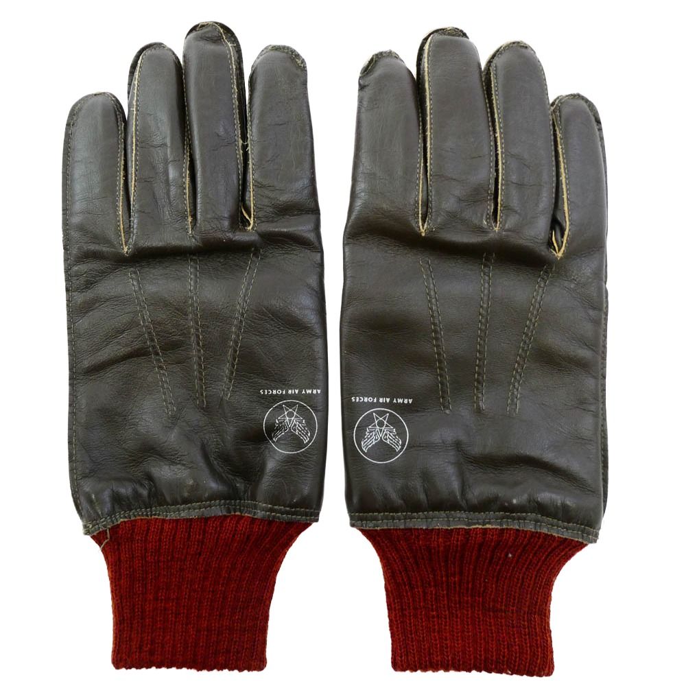 The REAL McCOY'S ザリアルマッコイズ TYPE A-10 GLOVE 赤リブ レザー