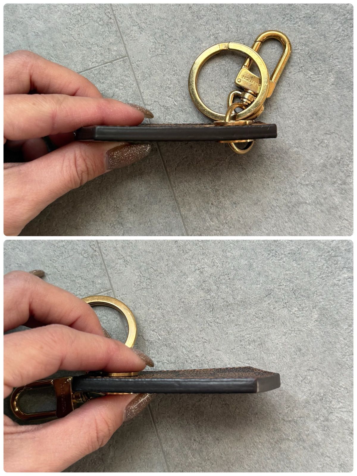美品 LOUIS VUITTON ルイヴィトン キーホルダー キーリング 