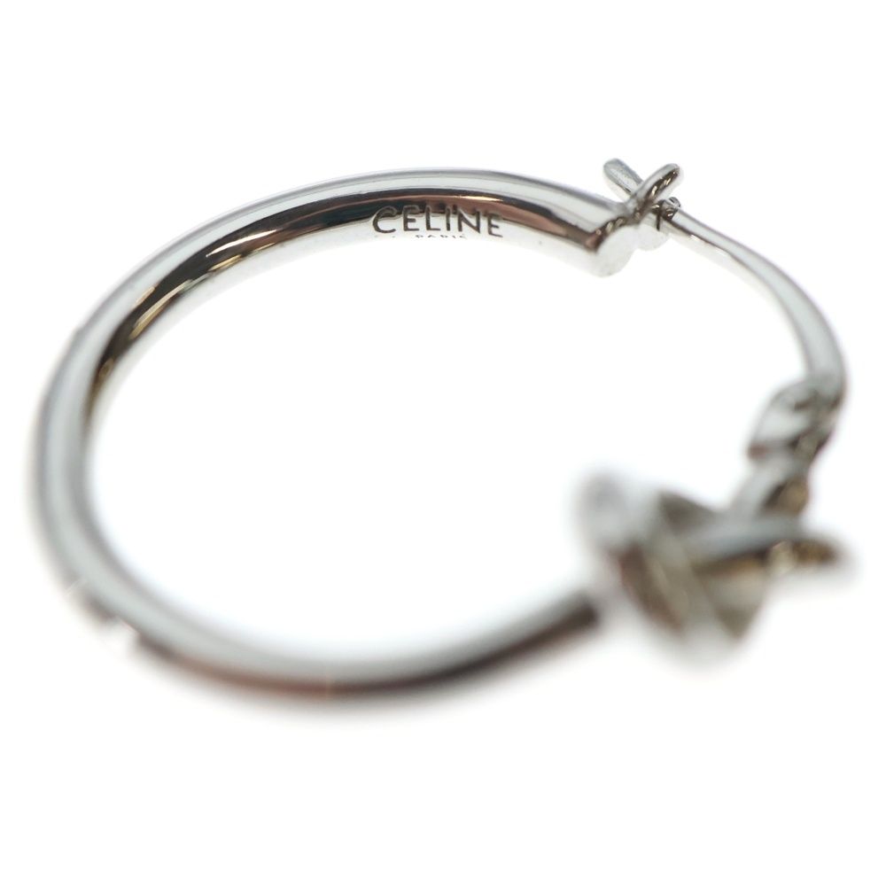 CELINE (セリーヌ) ノットスモール フープピアス シルバー - メルカリ