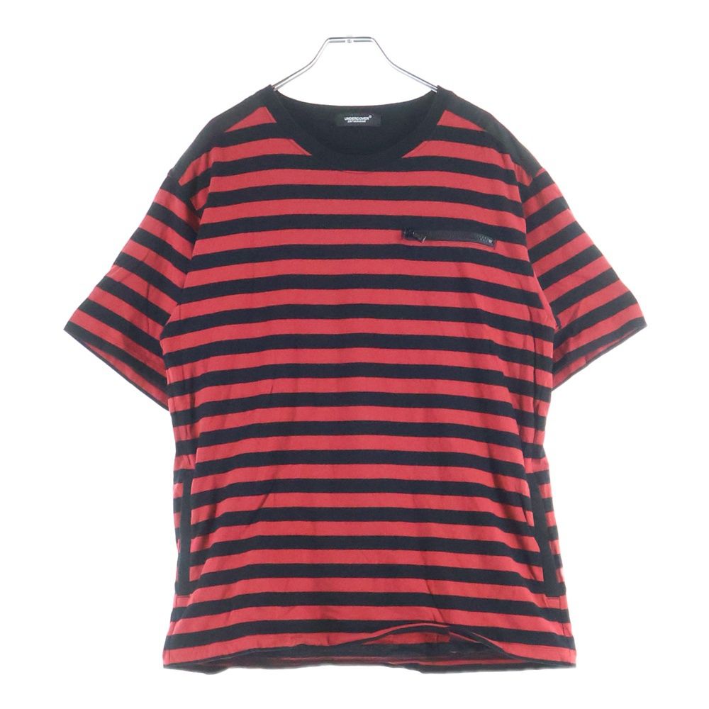 UNDERCOVER (アンダーカバー) 24SS ボーダー ポケットジップ クルー 