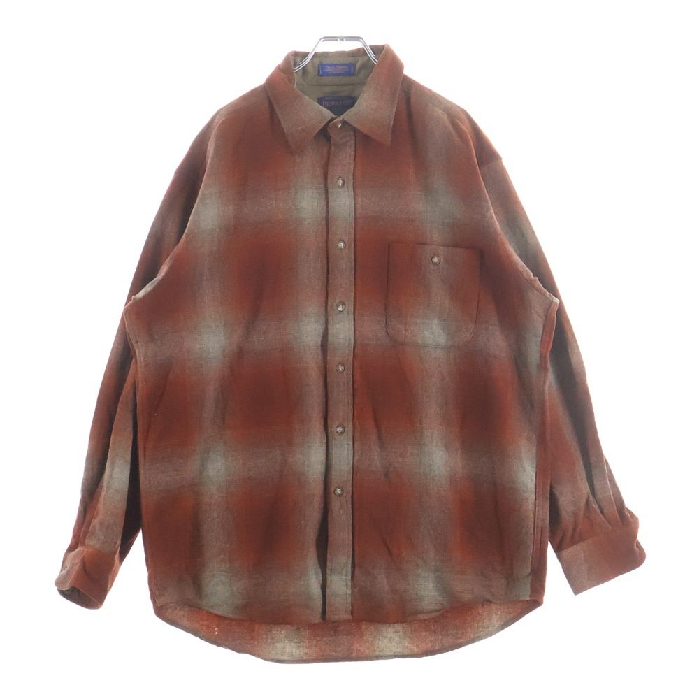 PENDLETON (ペンドルトン) 90S OMBRE CHECK L/S WOOL BOARD TRAIL 