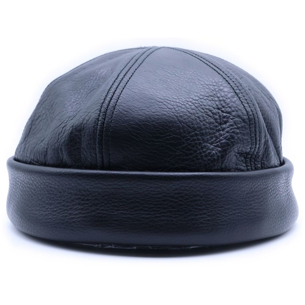 USA製シルエット◎ New York Hat ストローハット 中折れ 黒XL NEW YORK