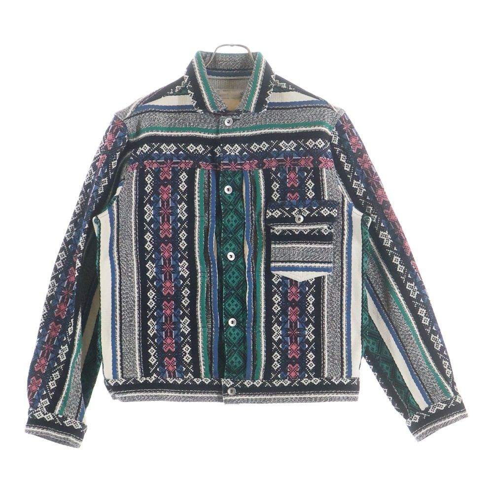 Sacai (サカイ) 22SS Rug Jacquard Jacket ラグ ジャガードジャケット 