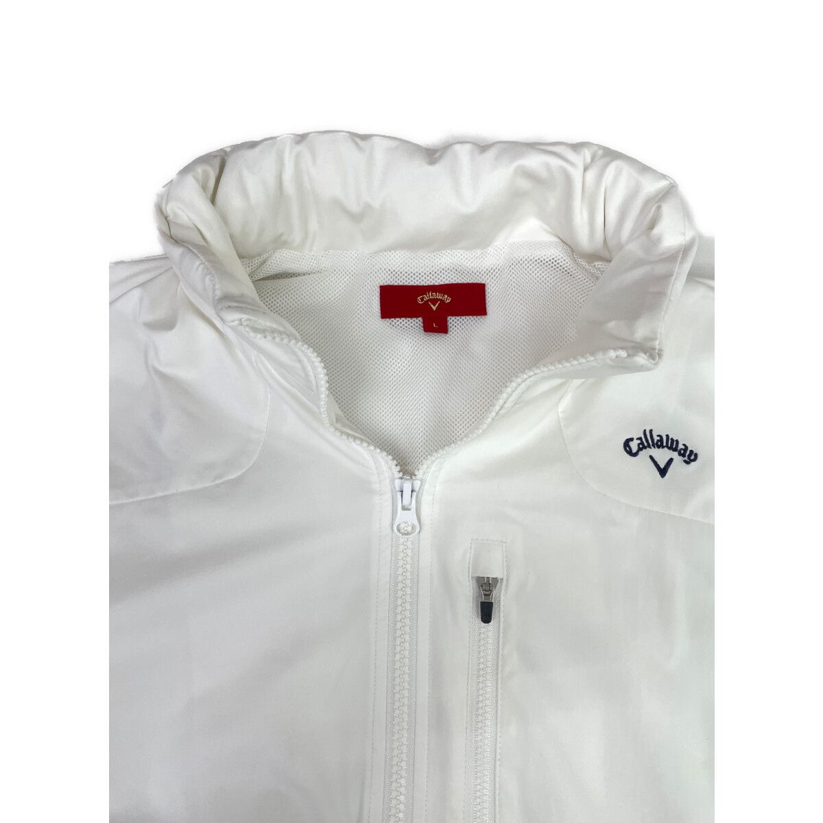 中古 メンズ キャロウェイ Callaway フルジップアウター L ホワイト