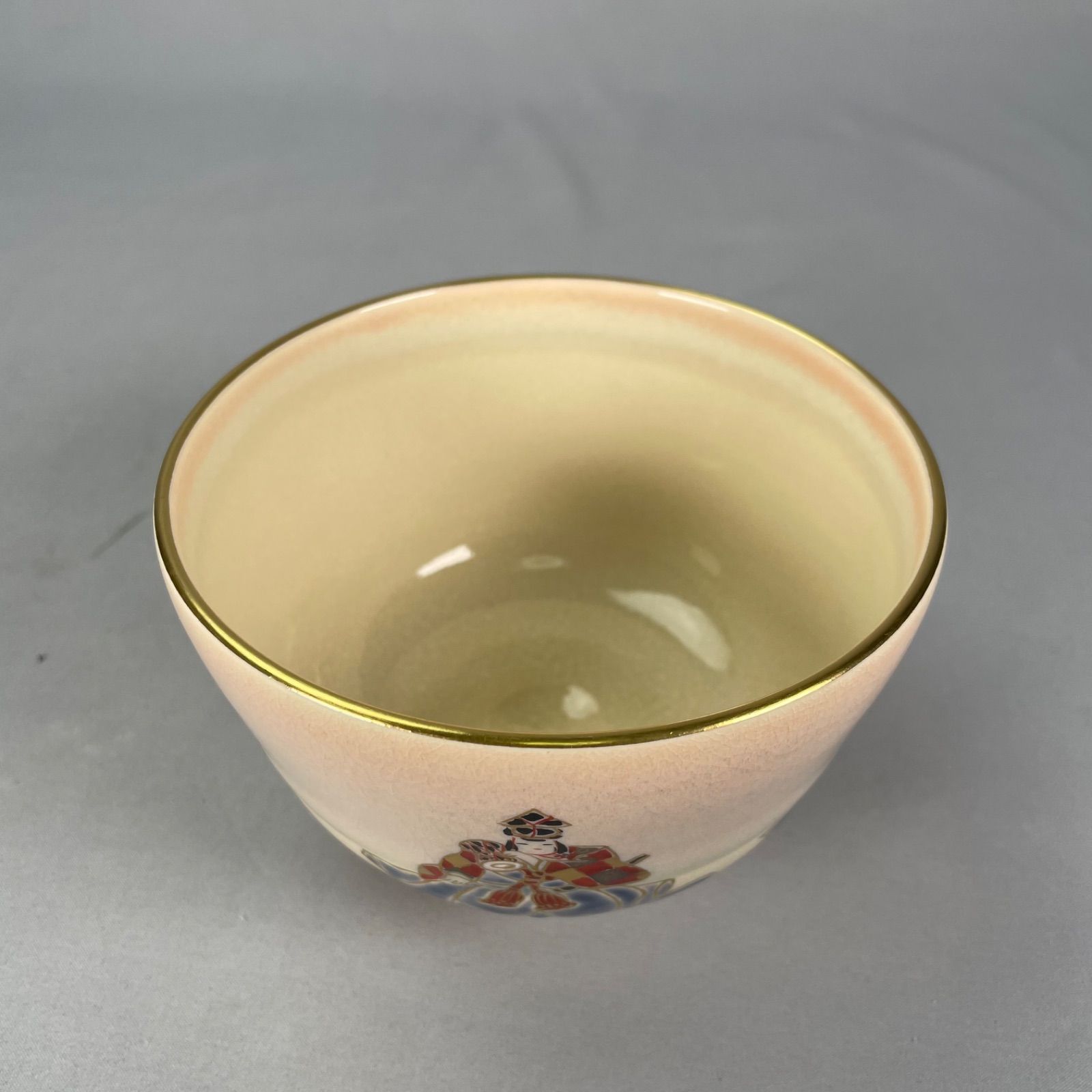 茶道具】水無月窯造 色絵五人囃子茶碗 雛祭り 茶碗A742 - メルカリ