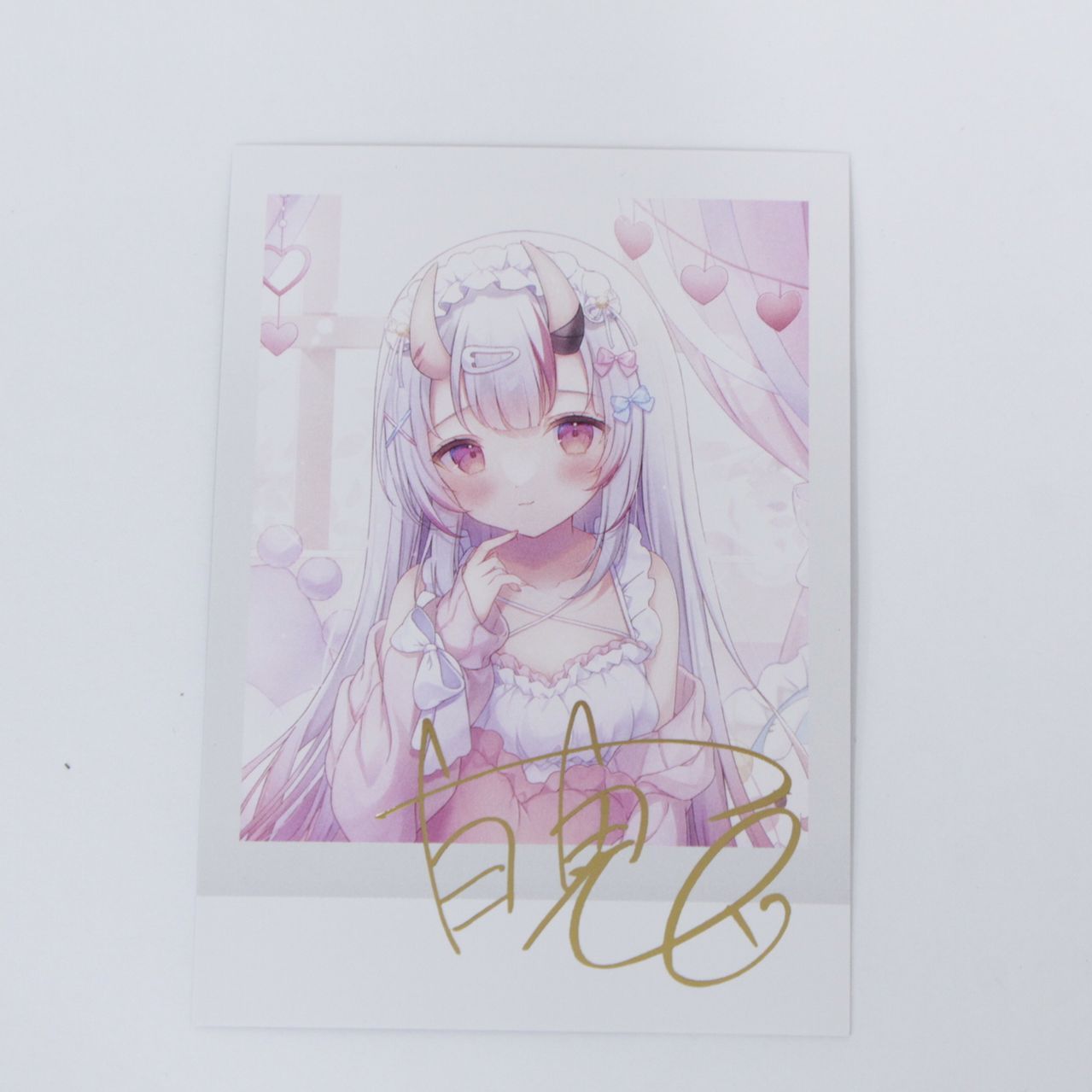 ☆加古川物流】中古 百鬼あやめ 複製サイン入りおもちもなか描き ☆加古川物流】中古 百鬼あやめ 複製サイン入りおもちもなか描き