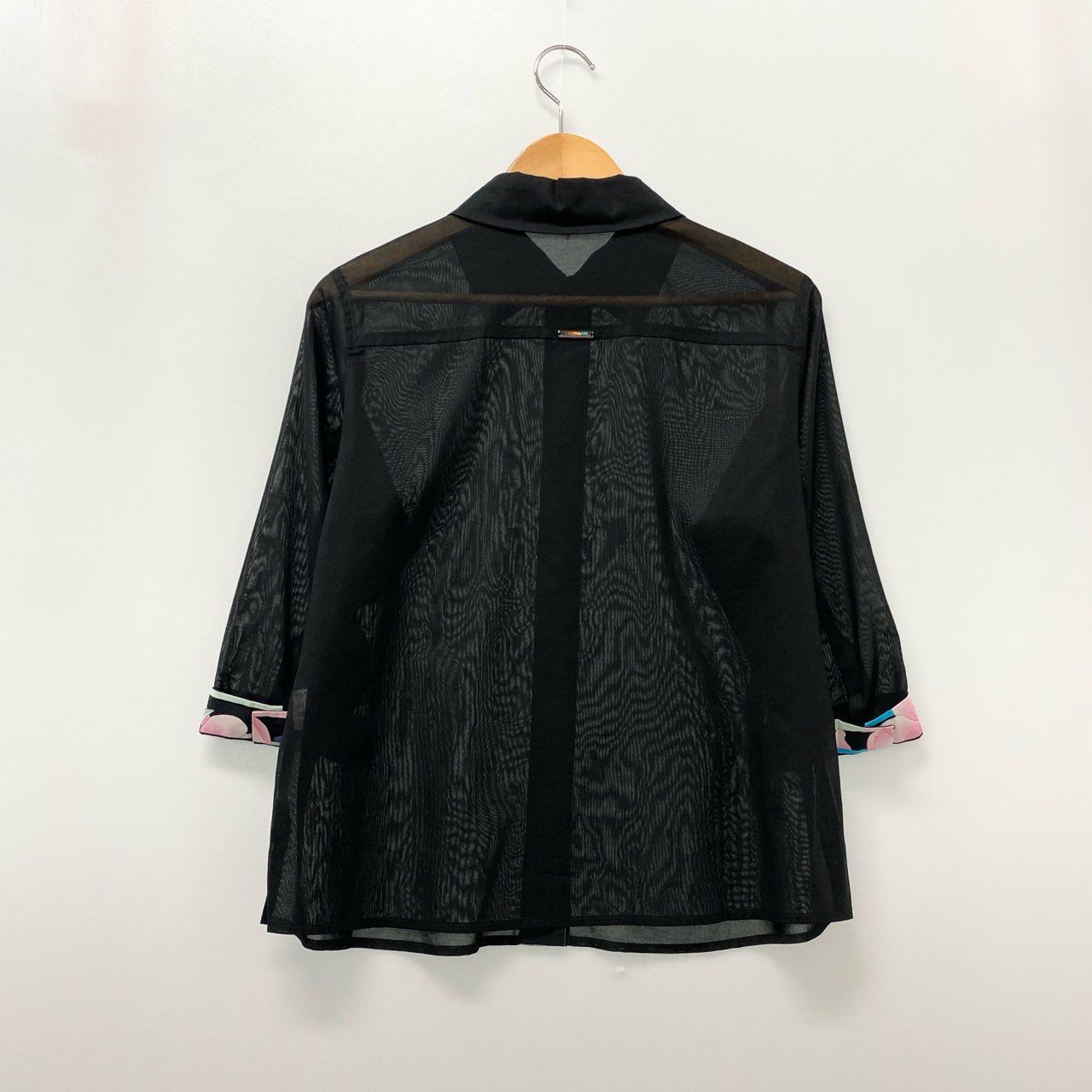 19b17 【美品】LEONARD SPORT レオナール スポーツ 七分袖シャツ