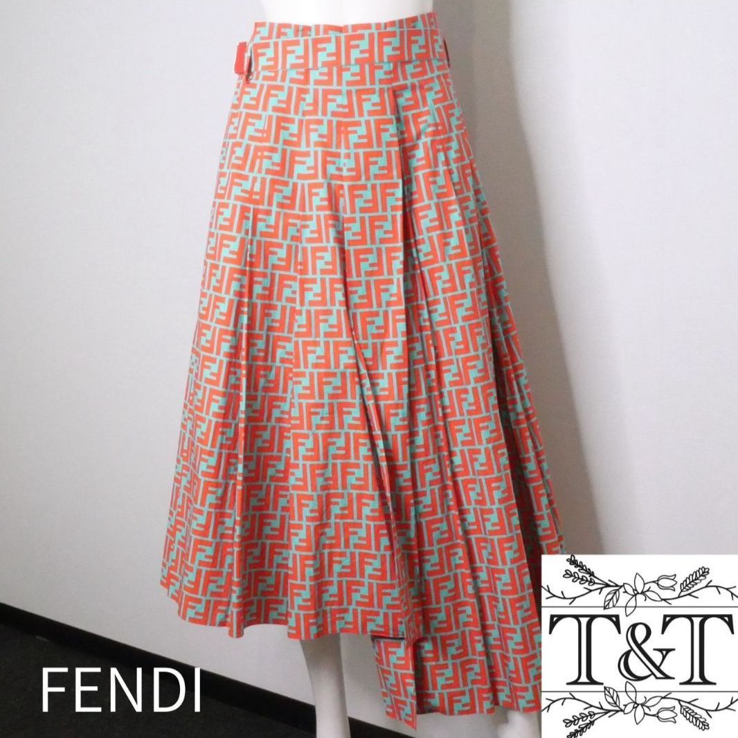 FENDI フレアースカート　42 極美品◎正規品【Fendi】フェンディ イタリア製 フレアスカート - メルカリ