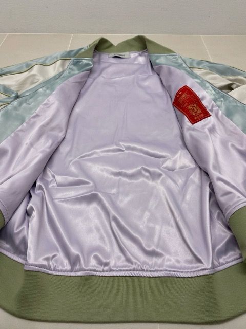 ずっと真夜中でいいのに。 香辛龍 スカジャン（Mint green) サイズL