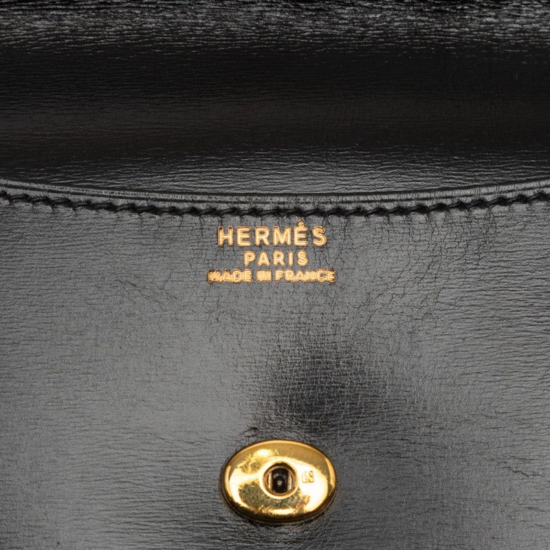 エルメス ポシェット リオ ブラック ボックスカーフ レディース HERMES