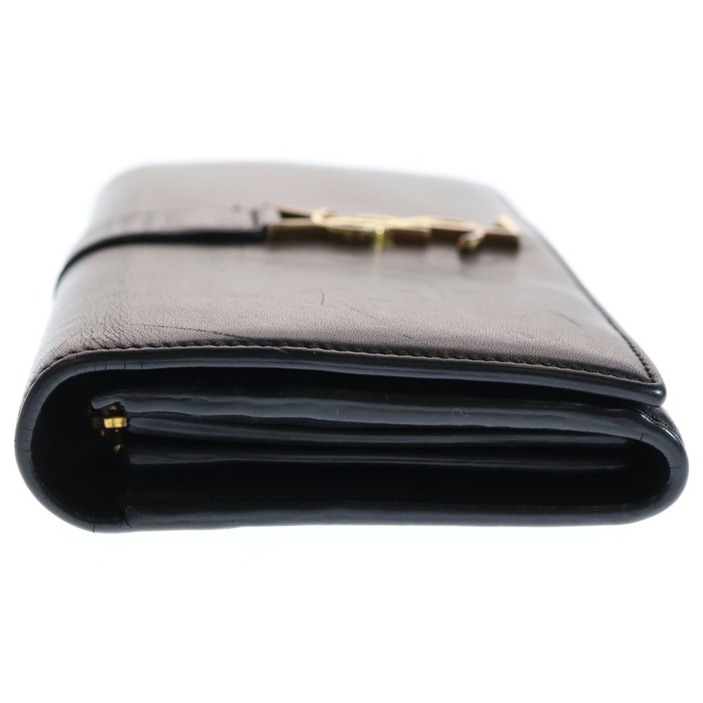 SAINT LAURENT PARIS (サンローランパリ) YSL レザーロングウォレット