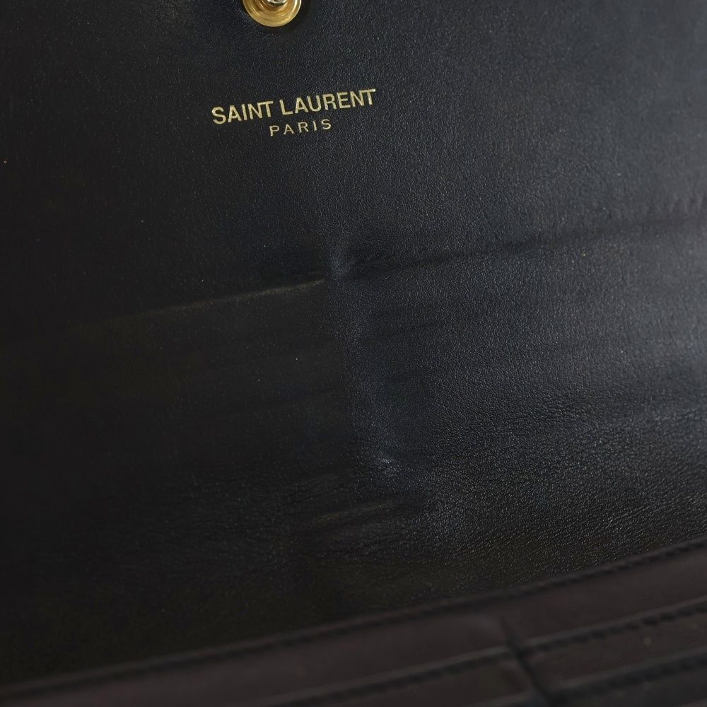 SAINT LAURENT PARIS (サンローランパリ) YSL レザーロングウォレット SAINT LAURENT PARIS (サンローランパリ) YSL レザーロングウォレット
