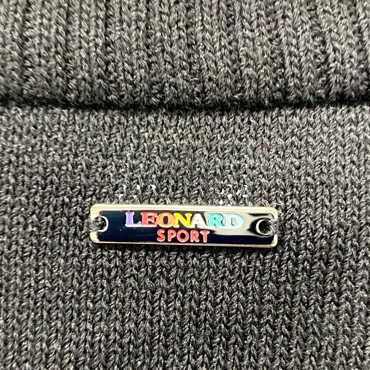 19b17 【美品】 LEONARD レオナール ニットカーディガン ハイネックセーター ファスナー チェック 42 ブラック レディース 女性用u02t 19b17 【美品】 LEONARD レオナール ニットカーディガン ハイネック