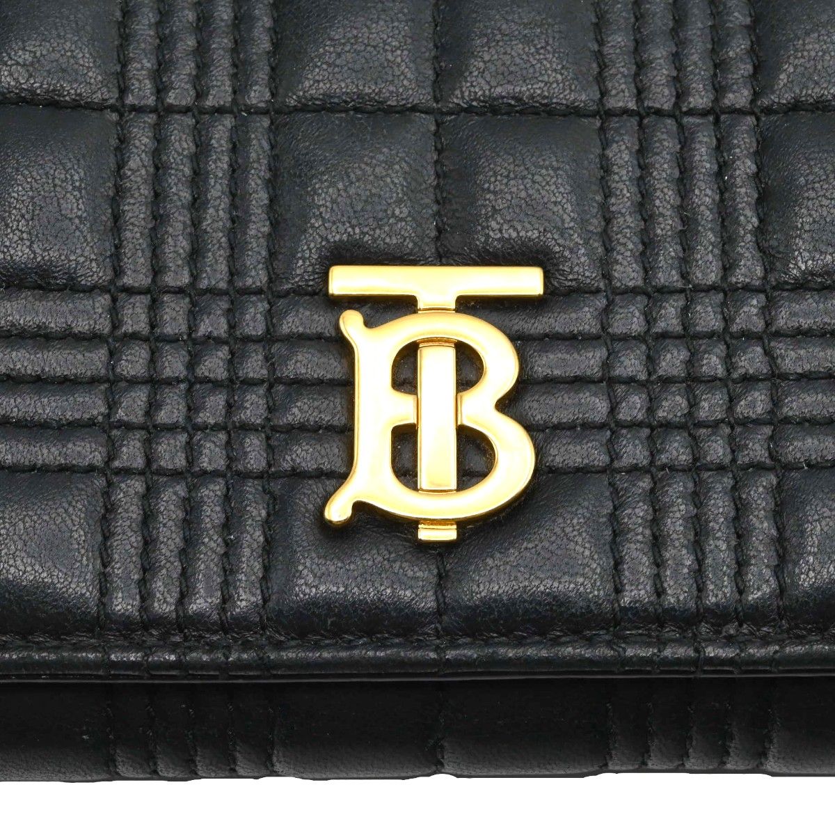 BURBERRY バーバリー キルティング ローラコンチネンタル ラムスキン