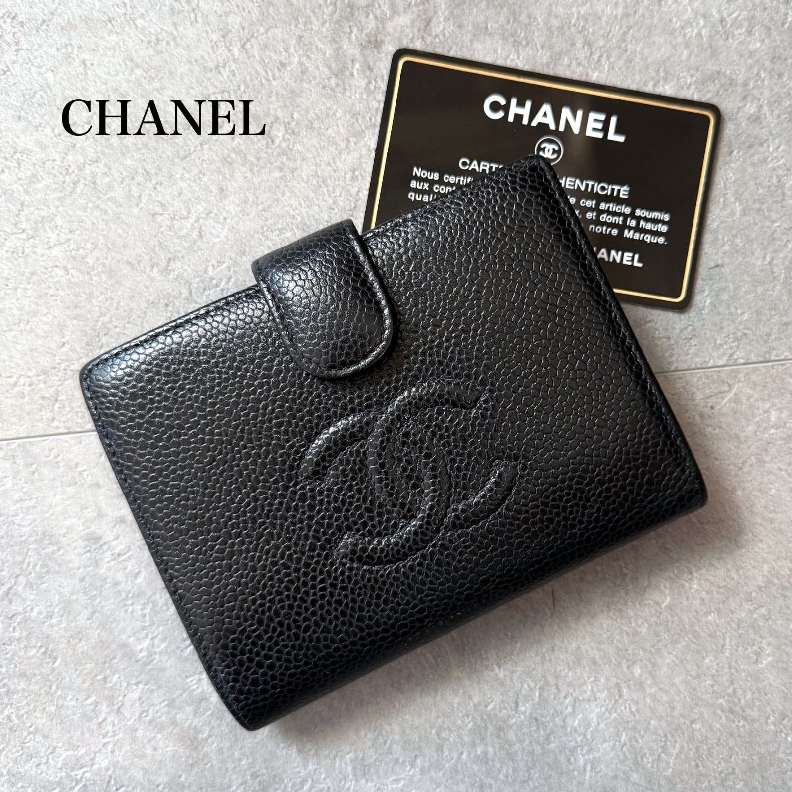CHANEL がま口 財布 美品 外美品 シャネル ヴィンテージ ココマーク 