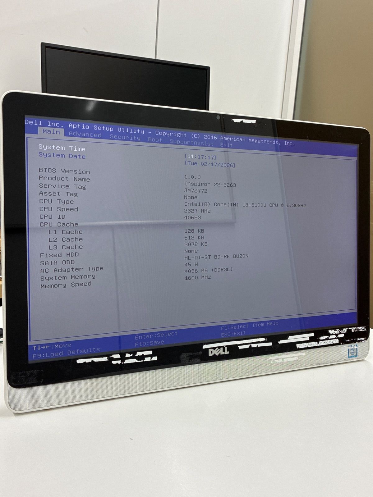 DELL 3263 一体型PC Core i3 ジャンク BIOS確認済 - メルカリ