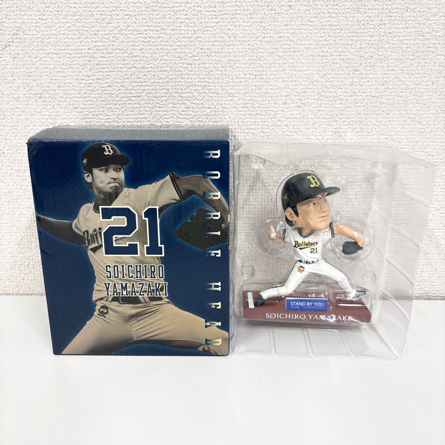 100-a】オリックスバファローズ 山崎颯一郎 ボブルヘッド フィギュア