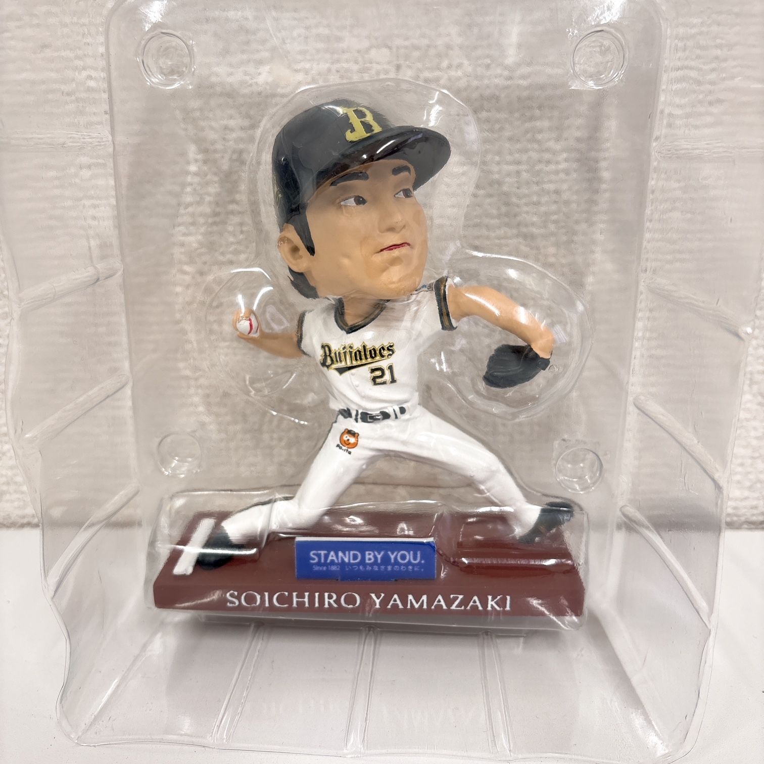 オリックス　ボブルヘッド　コレクション 100-a】オリックスバファローズ 山崎颯一郎 ボブルヘッド フィギュア