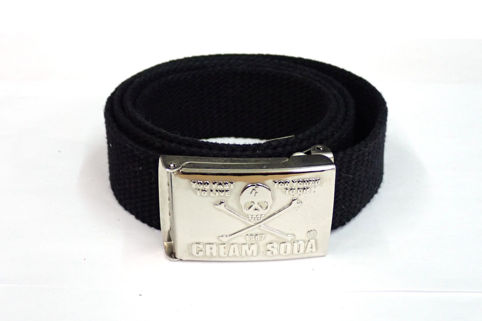 △06 CREAM SODA クリームソーダ ドクロバックル/GIベルト△スカル