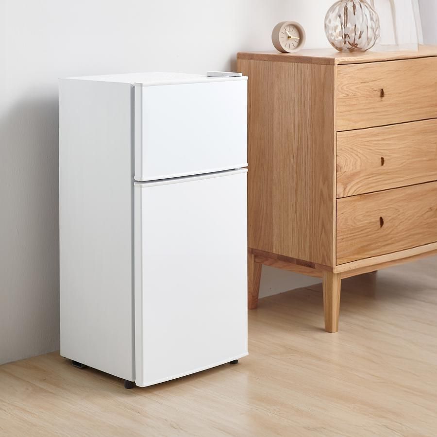2895 冷蔵庫 2ドア 右開き ホワイト 60L 冷蔵室 38L 冷凍室 22L 1人