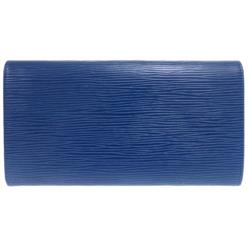 新品同様 ルイ ヴィトン M63575 エピ ポルトモネクレディ ブルー 青 2