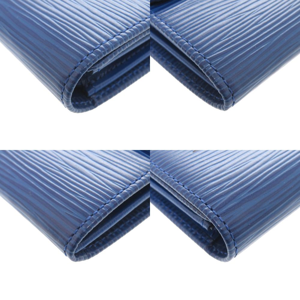 新品同様 ルイ ヴィトン M63575 エピ ポルトモネクレディ ブルー 青 2