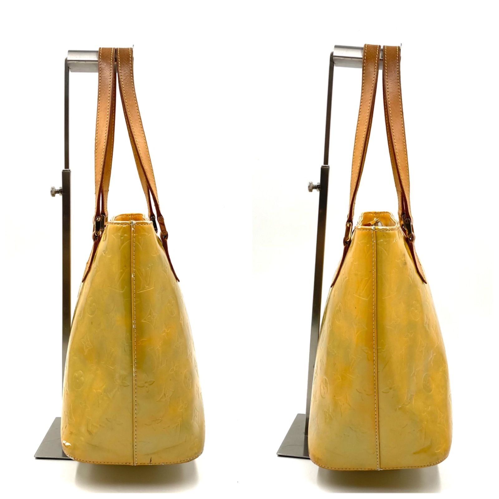 LOUIS VUITTON ルイヴィトン モノグラムヴェルニ イエロー系